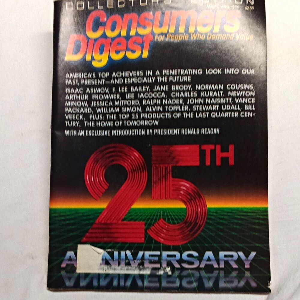 Consumers Digest June 1982 Collector's Edition 25th Anniversary